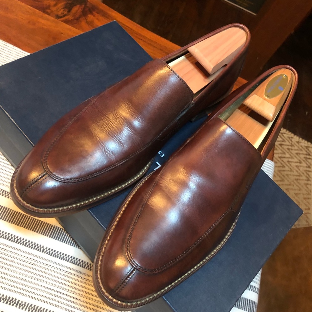 EUC Cole Haan Madison Split Venetian Grand OS Burgundy Slip-on/Loafer Size 10